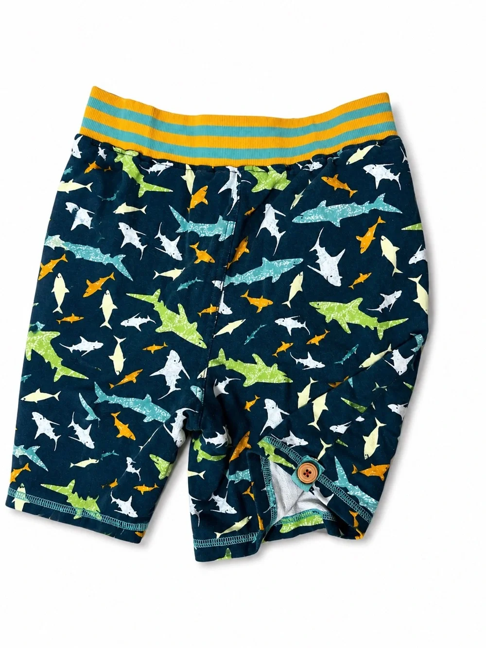 Matilda Jane set of 2 boy’s size 10 shorts. Sharks and leaves print